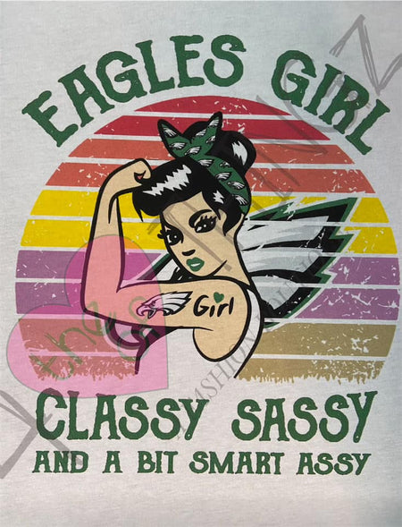 Vintage Philadelphia Eagles Tee  ( uni-sex ) - IN-STORE
