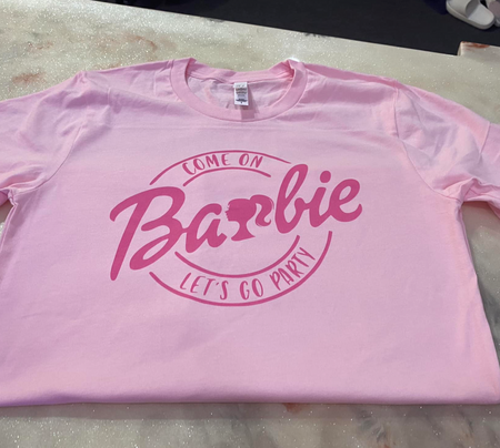 Come on Barbie, Lets go Party Cropped Hoodie- DTG ( ETA 5 Days )