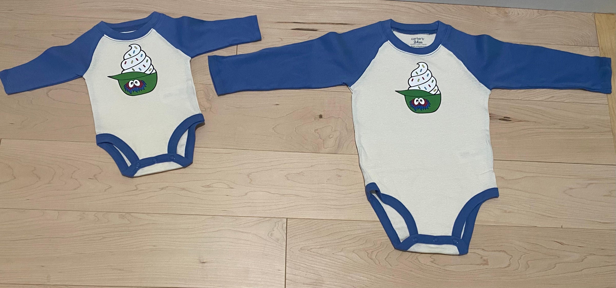 Infant Phanatic Ice Cream Cup Long Sleeve Onesie