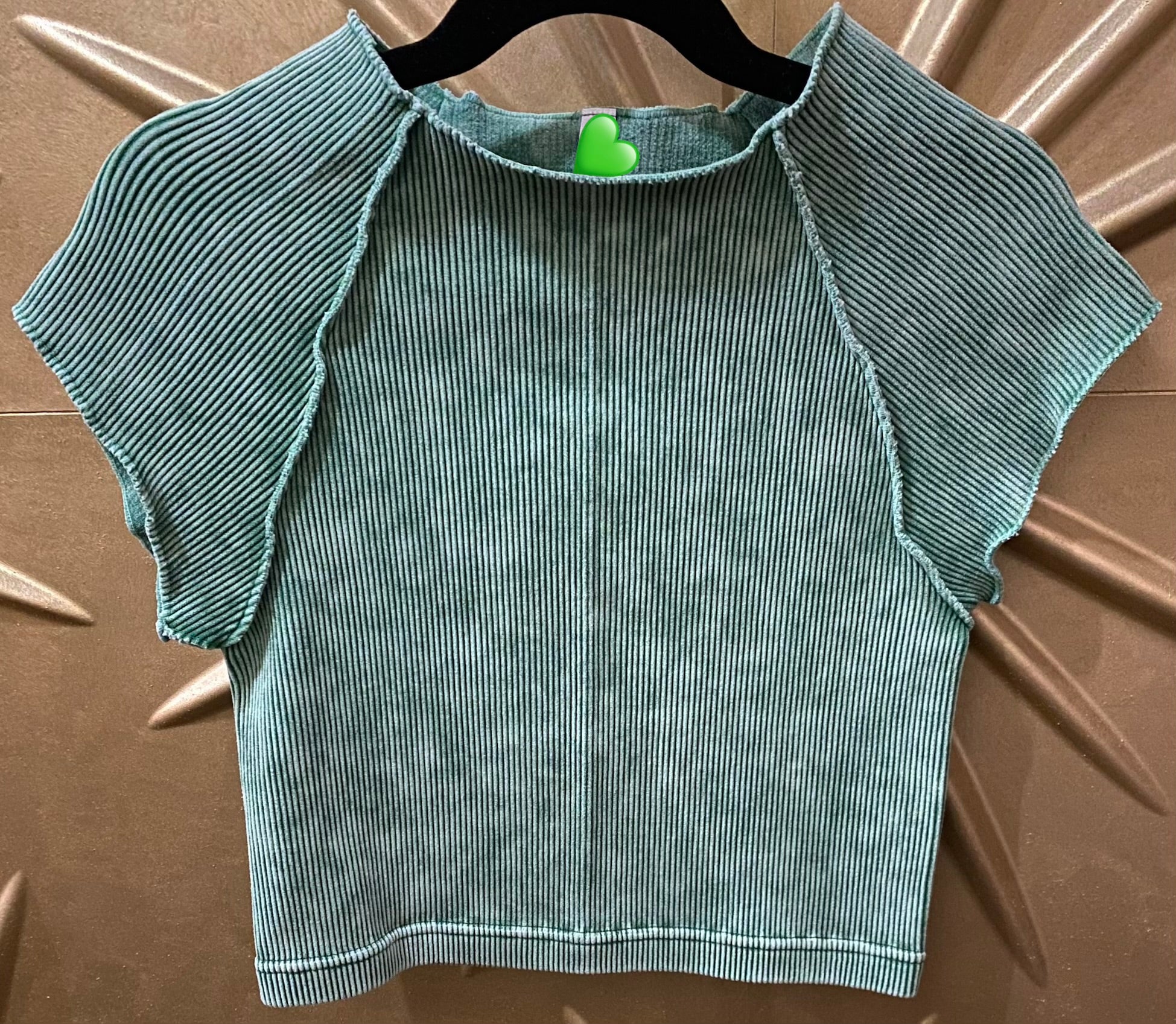 Ribbed Crop Tee