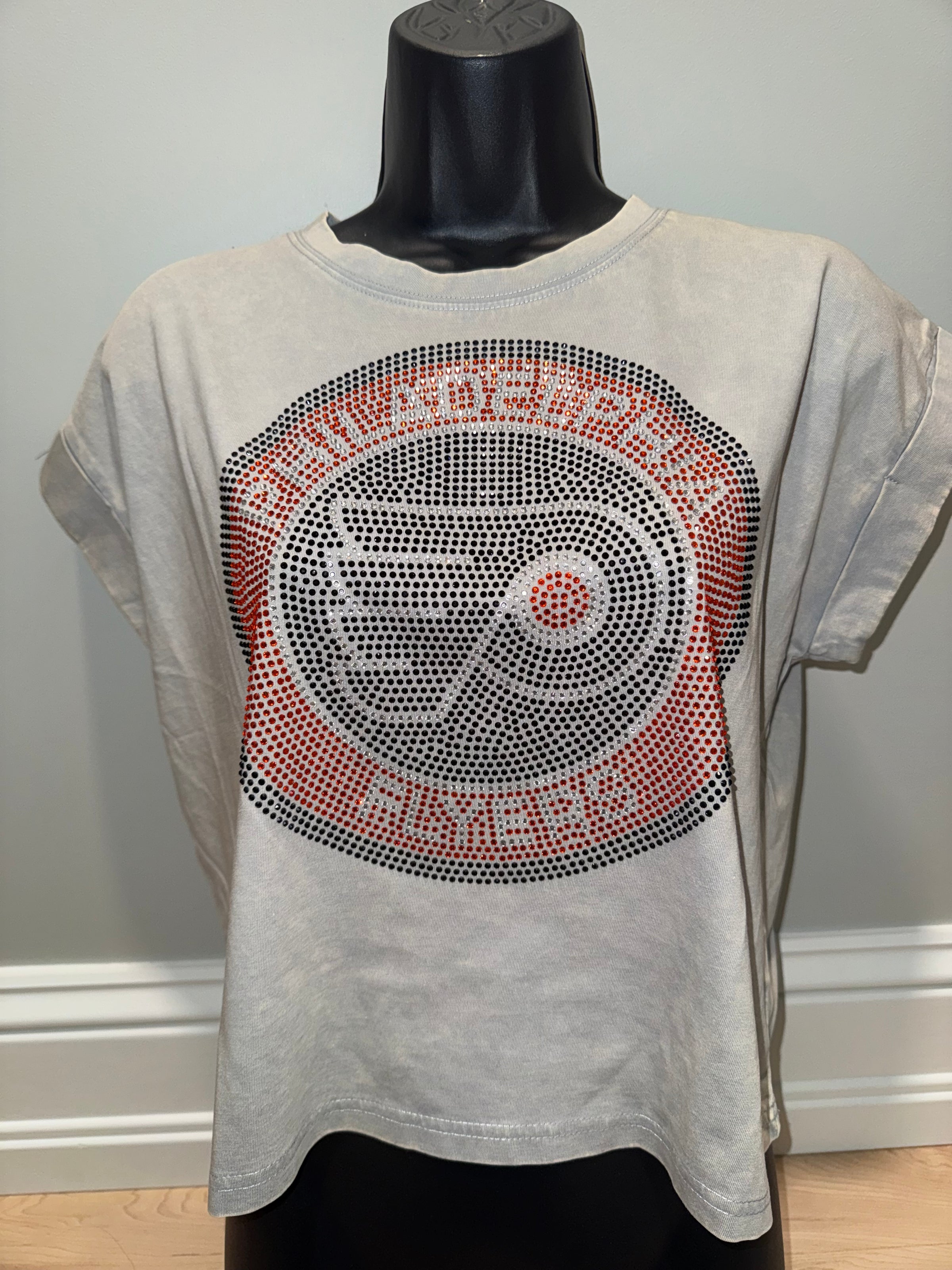 Flyers Vintage Washed More Cropped Tee