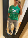 Go Birds - White on Green Tee ( ETA 1 WEEK )