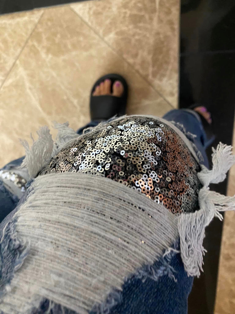 Risen Sequin Jean