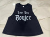 Low Key Boujee (Black Tank) Crop