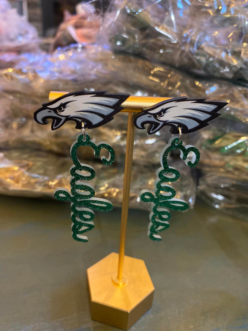 Eagles Earring ( NEW Cursive )