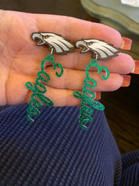 Eagles Earring ( NEW Cursive )