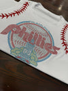 Phillies Circle Bling Baseball Stitching Tank