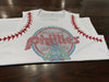 Phillies Circle Bling Baseball Stitching Tank