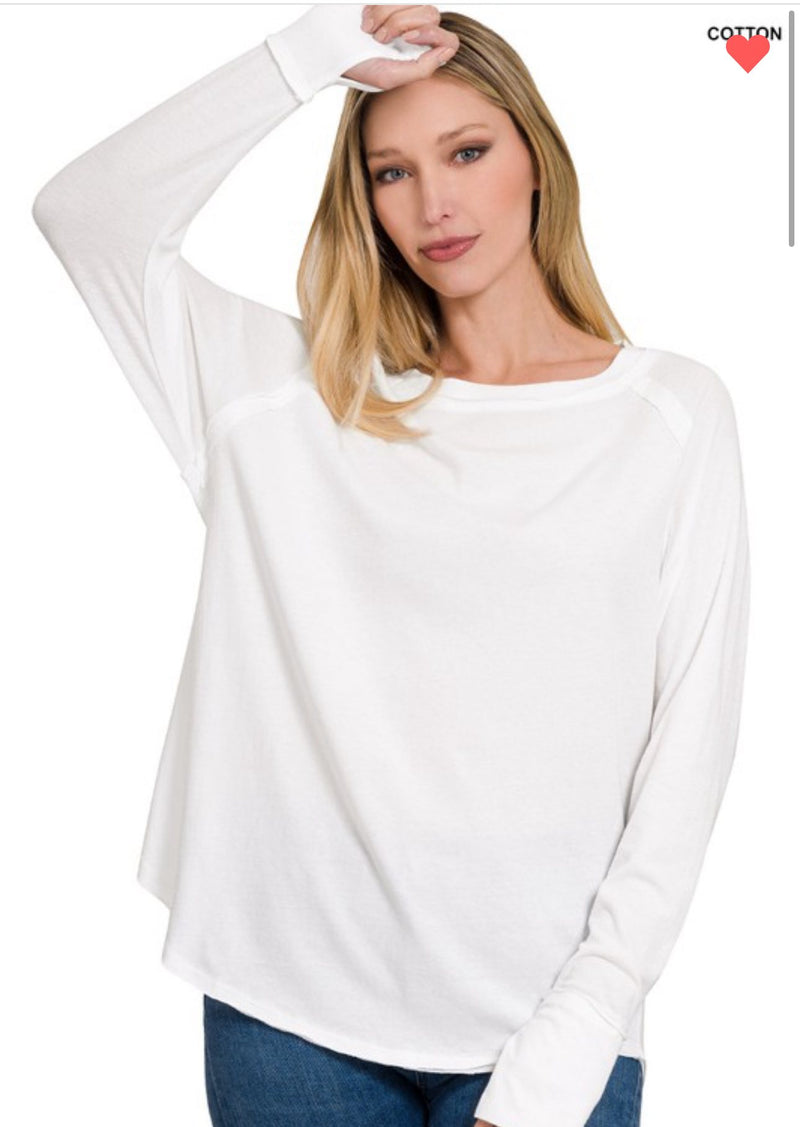 I'm Just Here For The Weiner (L/S thumbhole)