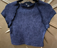 Ribbed Crop Tee
