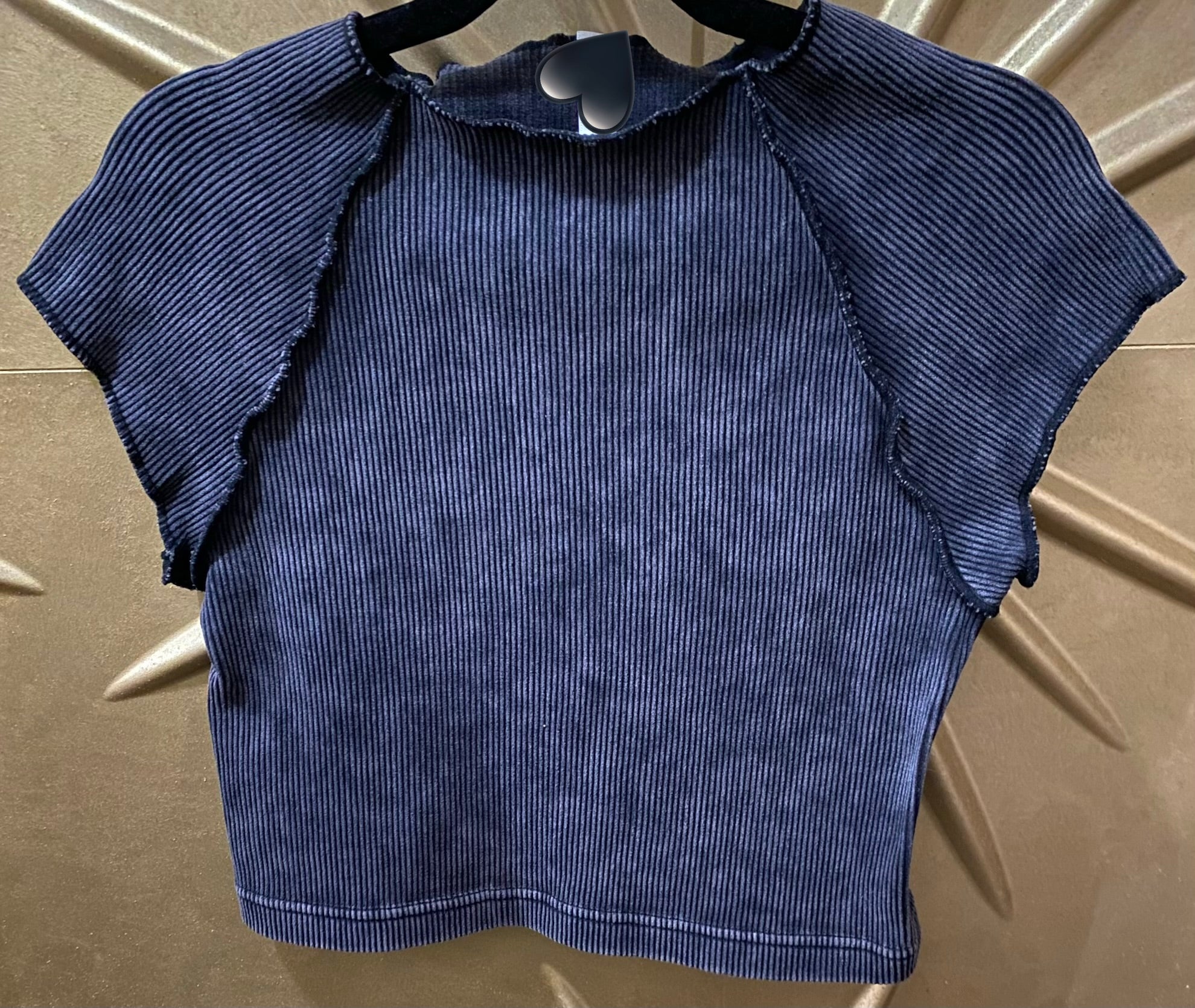 Ribbed Crop Tee