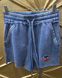 Sports Patch Acid Wash Fleece Shorts