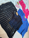 Oversized Net Cover Top