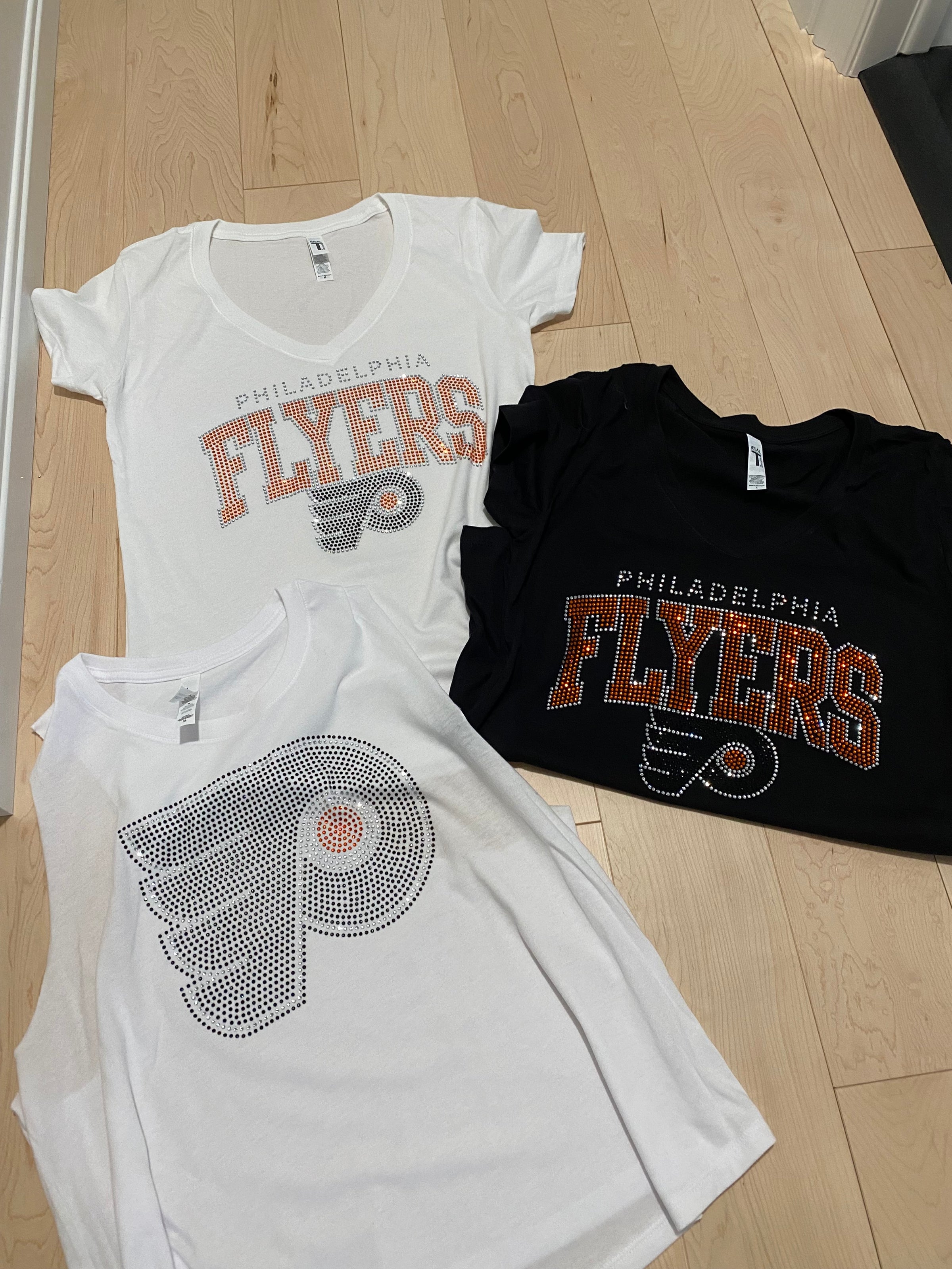 Flyers Bling Women's V-Neck Tee (3 colors)
