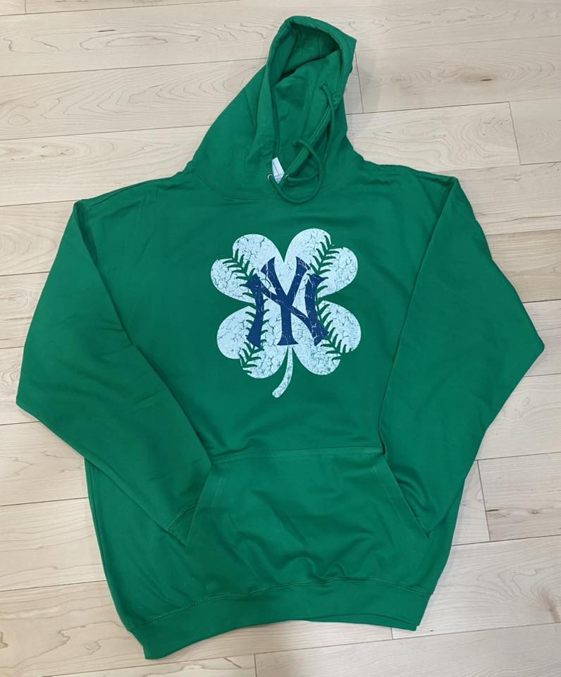 PREORDER - Yankees Clover Hoodie (ETA 1 week)