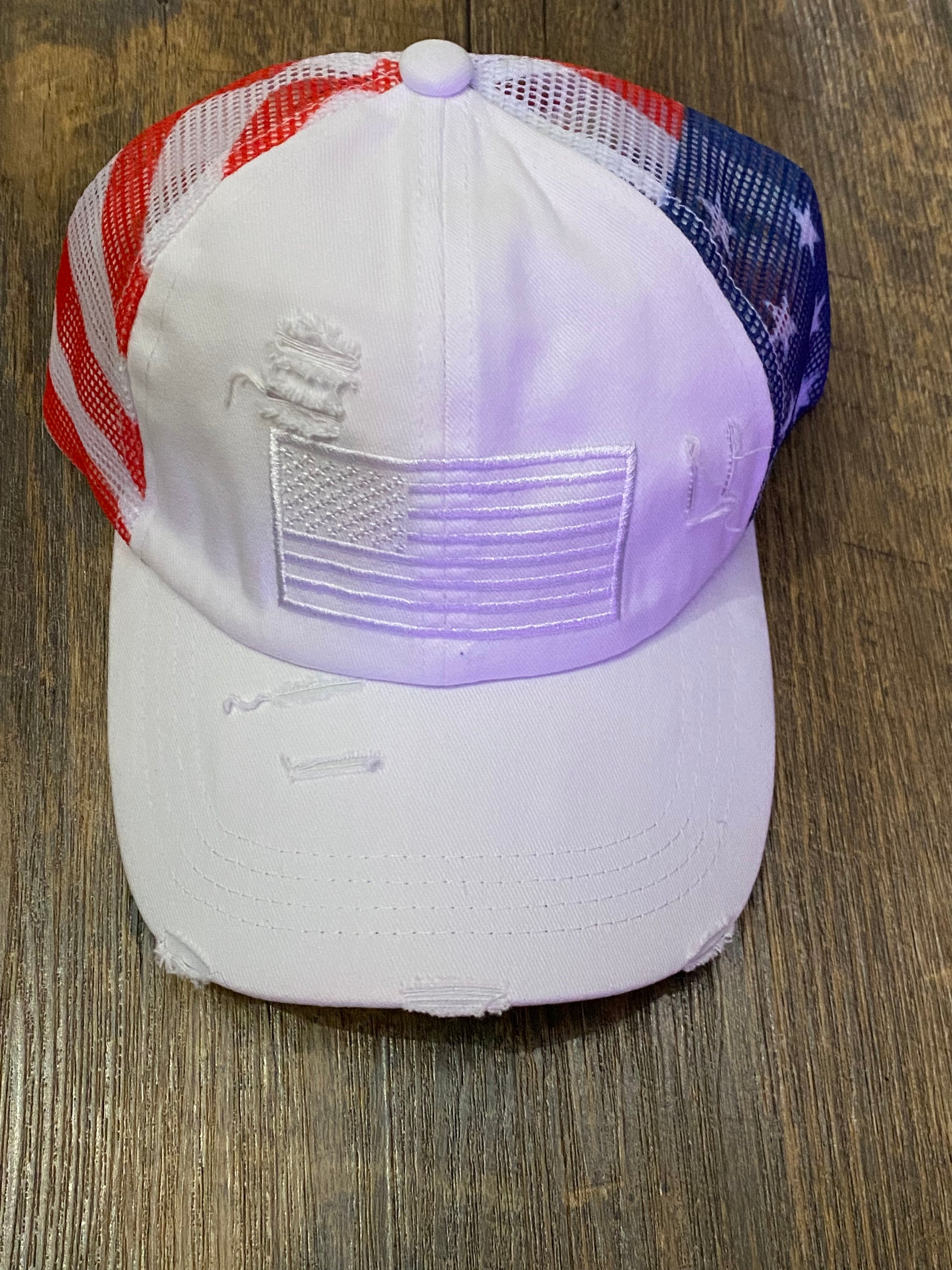 American Flag Embroidered Hat (3 colors)