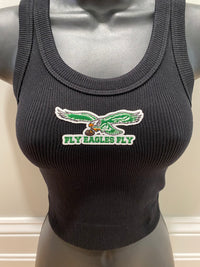 FEF Patch Ribbed Cropped Tank