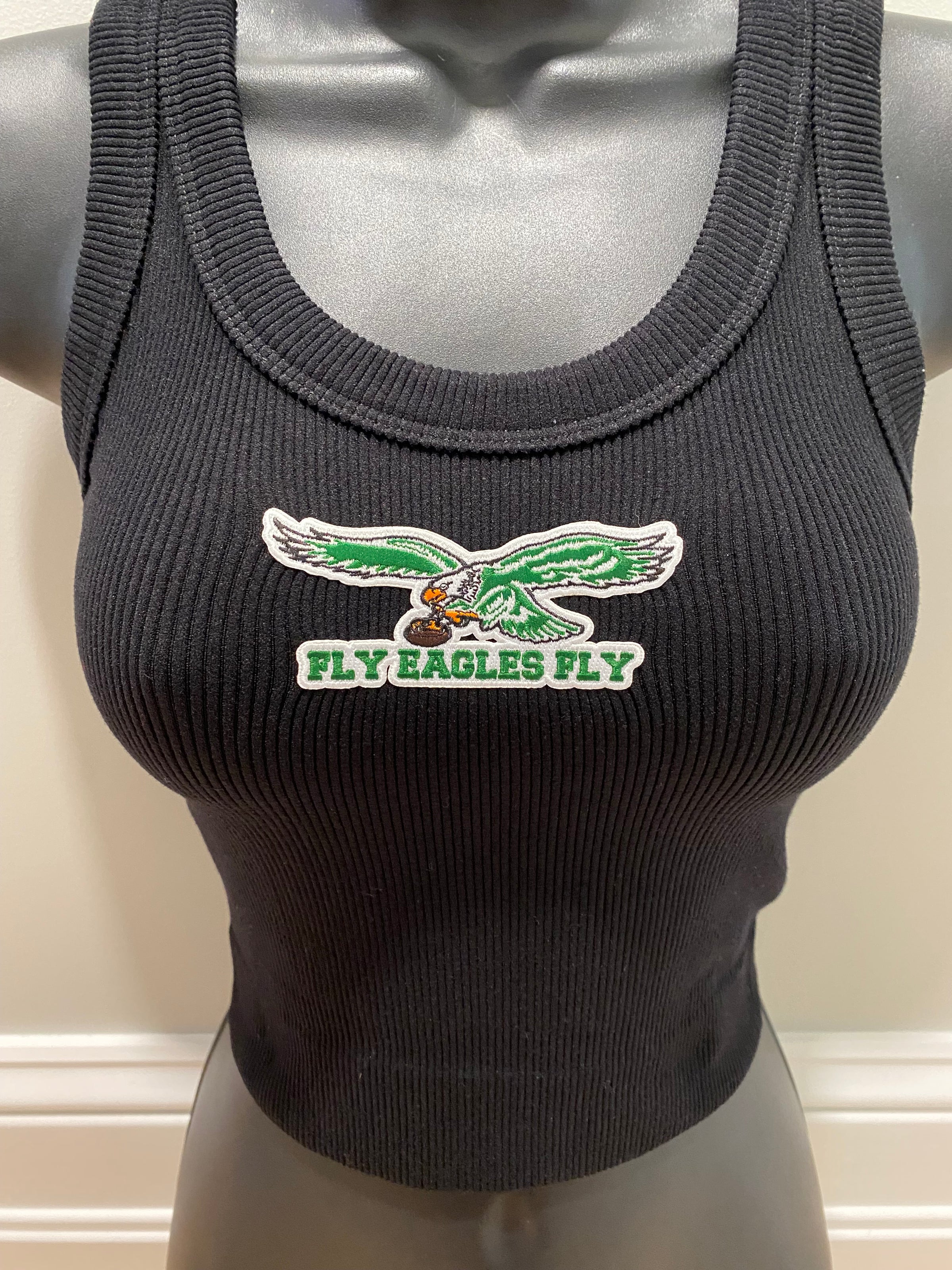 FEF Patch Ribbed Cropped Tank