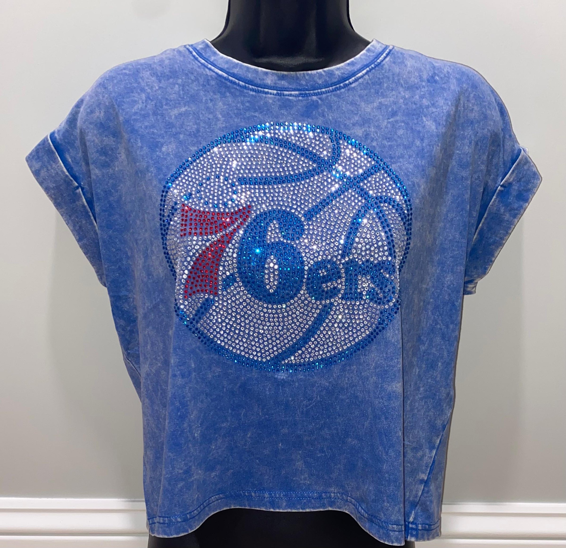 76ers Vintage Washed More Cropped Tee