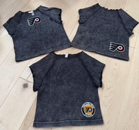 Flyers Patch Ribbed Crop Tee