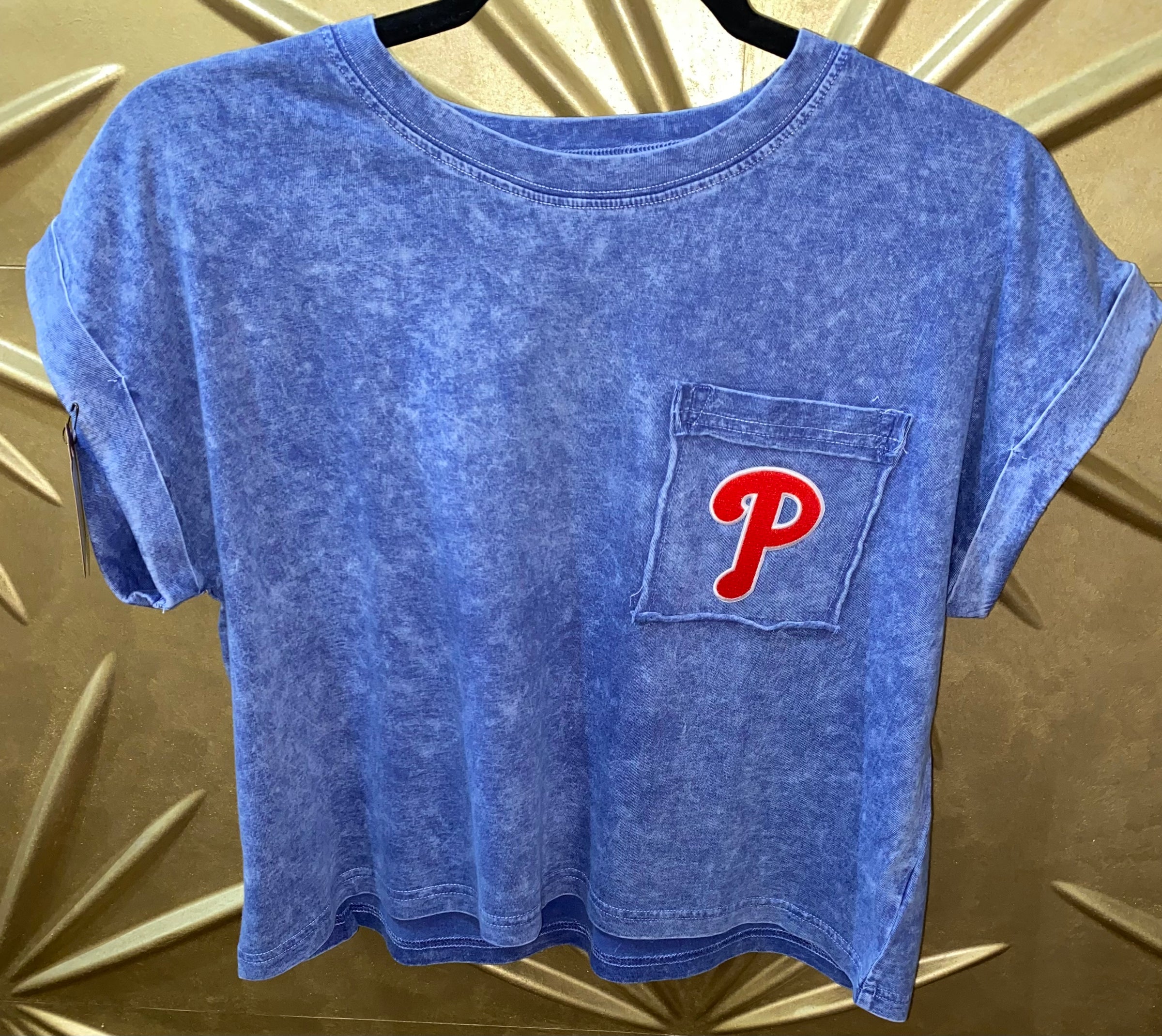 Red P Patch Halo Snow Washed Pocket Tee