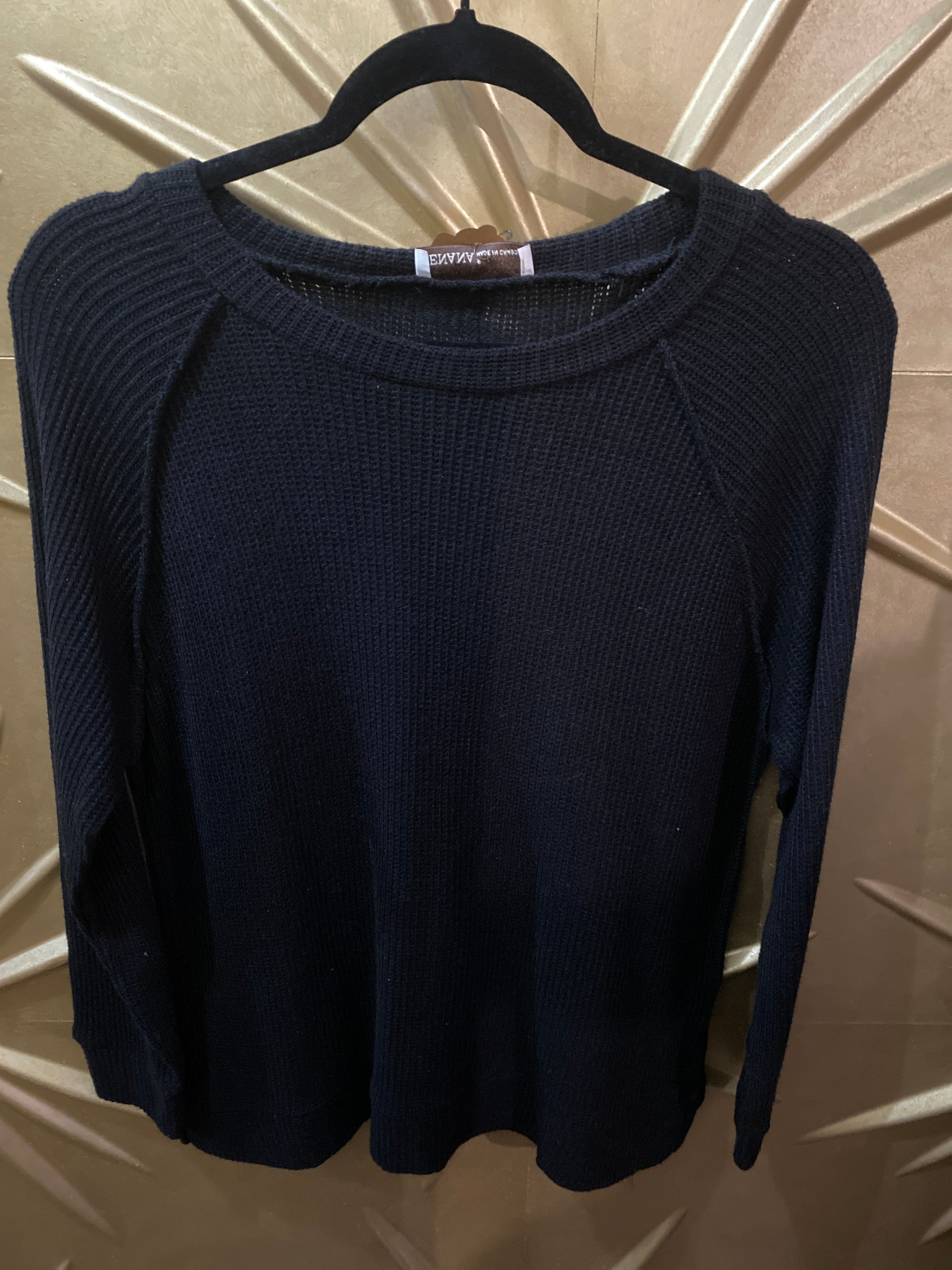 Round Neck Raglan Sweater