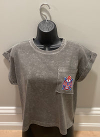 Phillies Patch Halo Snow Washed Pocket Tee