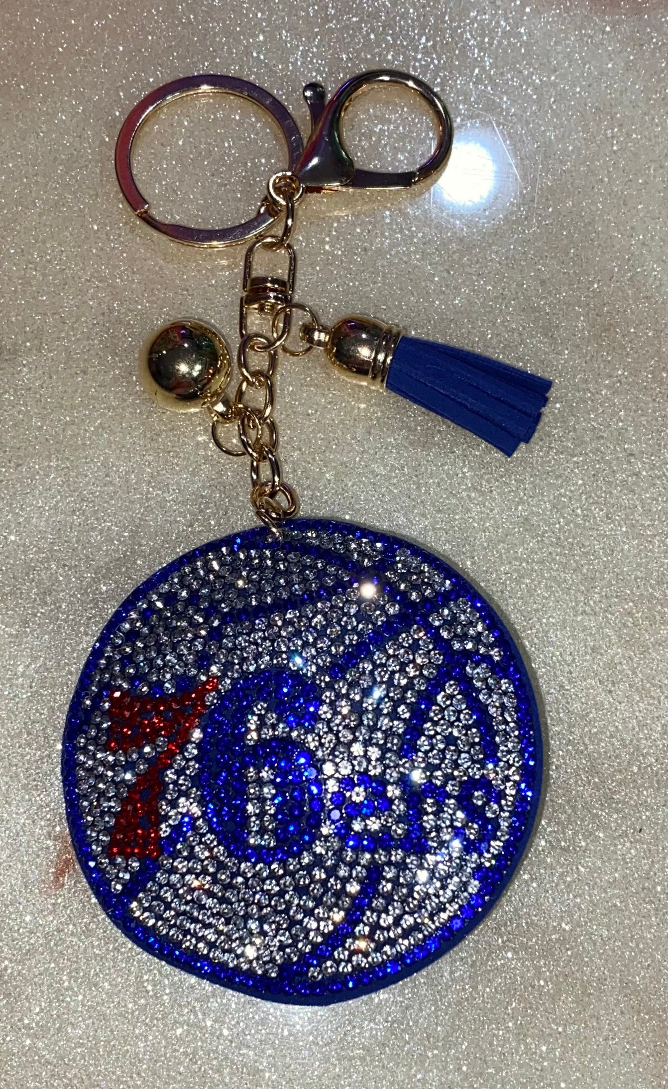 Bling 76ers Keychain