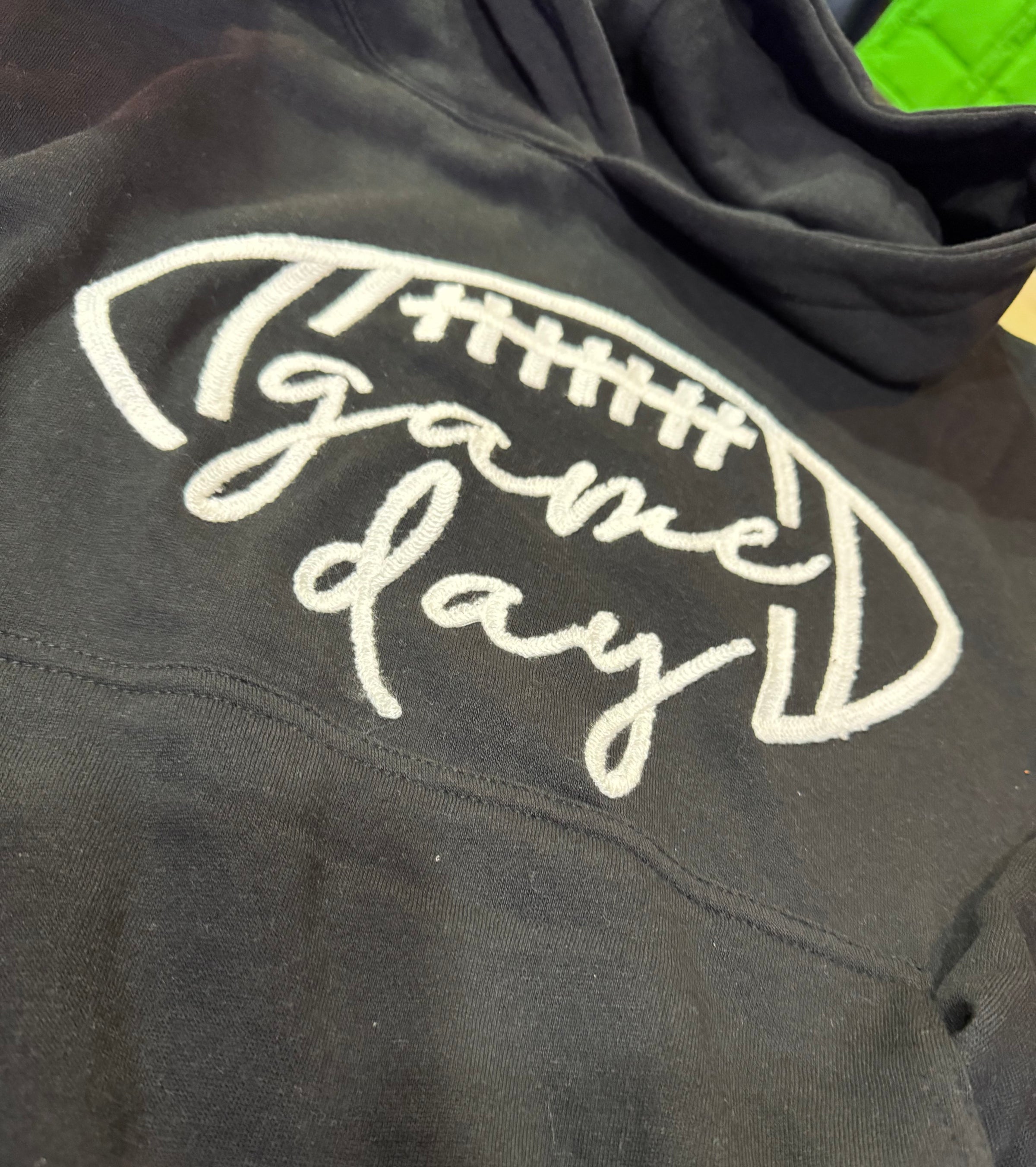 Game Day Embroidered Pullover Hoodie (Relaxed Fit)
