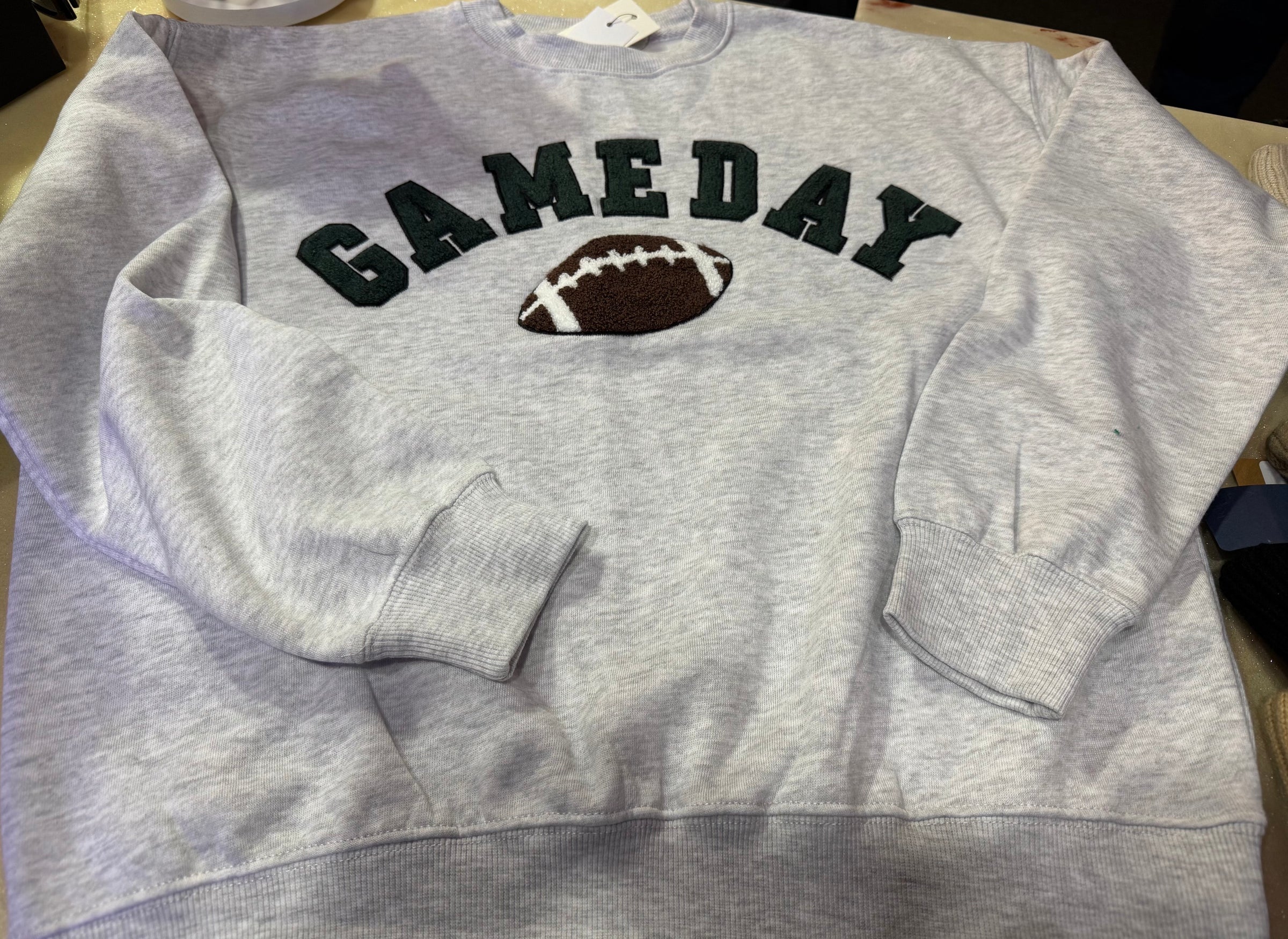 Game Day Patch Relaxed Fit Fleece Sweatshirt (Style #2)