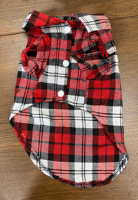Pet Flannel w/ Patches
