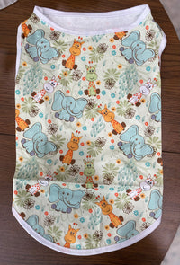 Adorable Print Pet T-Shirt Style 1 (various patterns)