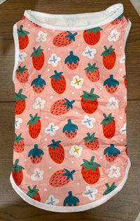 Adorable Print Pet T-Shirt Style 1 (various patterns)