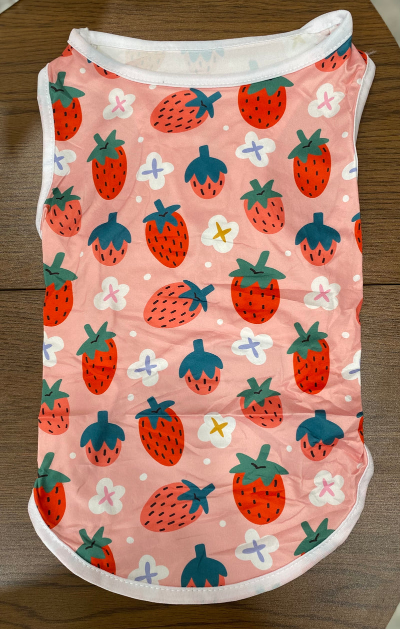 Adorable Print Pet T-Shirt Style 1 (various patterns)