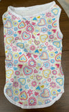 Adorable Print Pet T-Shirt Style 1 (various patterns)