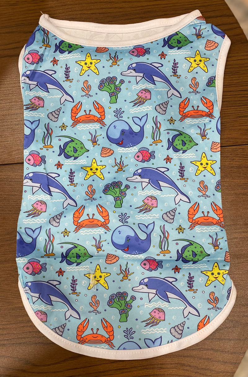 Adorable Print Pet T-Shirt Style 1 (various patterns)