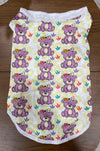 Adorable Print Pet T-Shirt Style 1 (various patterns)