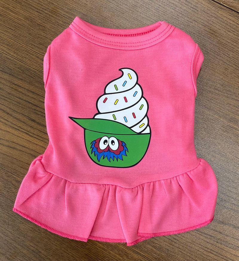 Phanatic Ice Cream Cup Ruffle Pet Dress