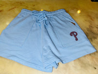 Baby Blue Pocket Shorts w/ Bling P