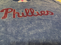 Phillies Vintage Washed More Cropped Tee