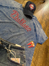 Phillies Bling Acid Washed T-Shirt