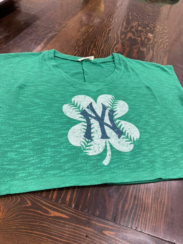 Yankees Saint Patrick's Day Crop Top