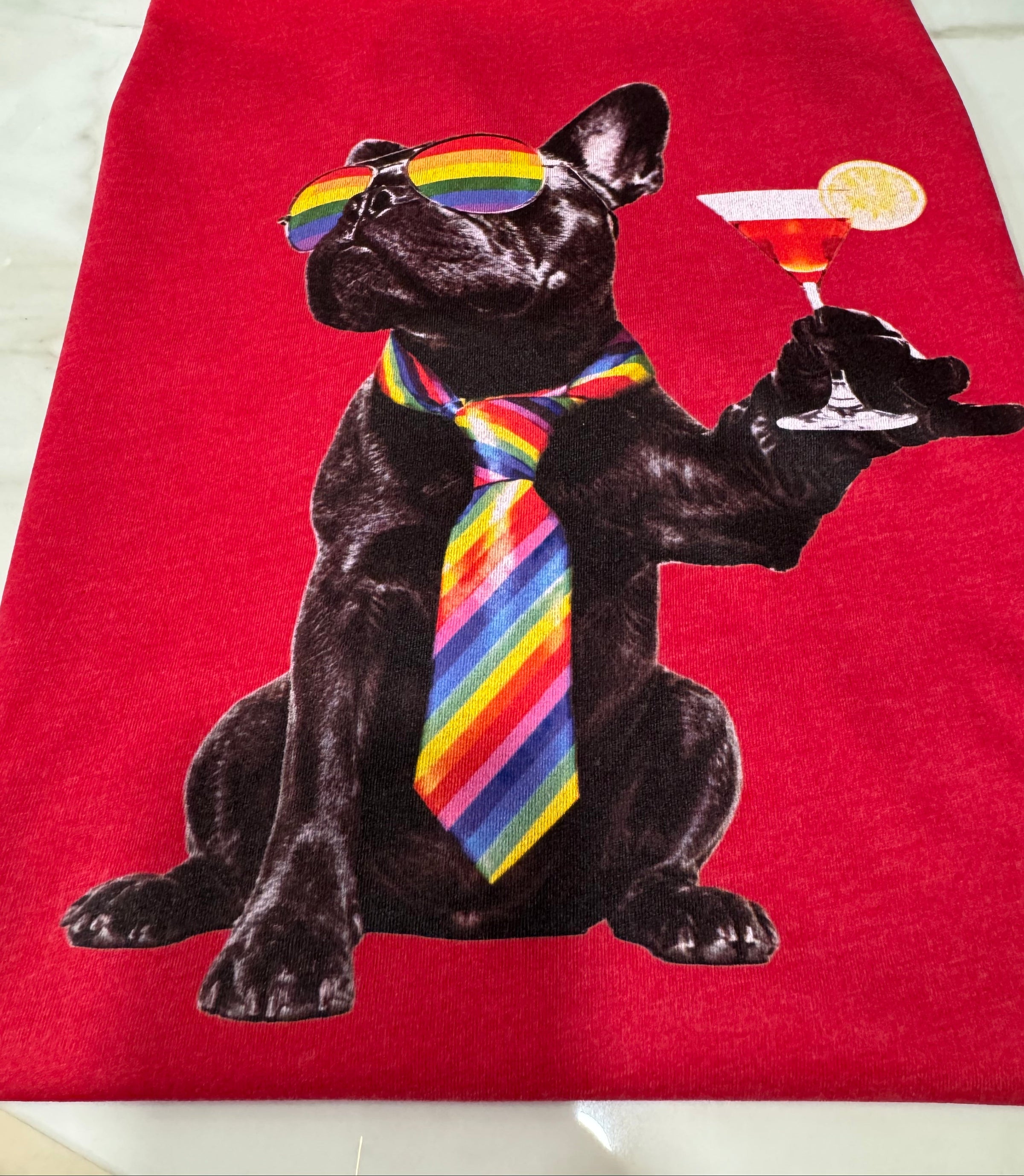Pride Dog V-Neck T-Shirt