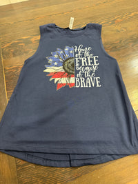Home of the Free Muscle Tank