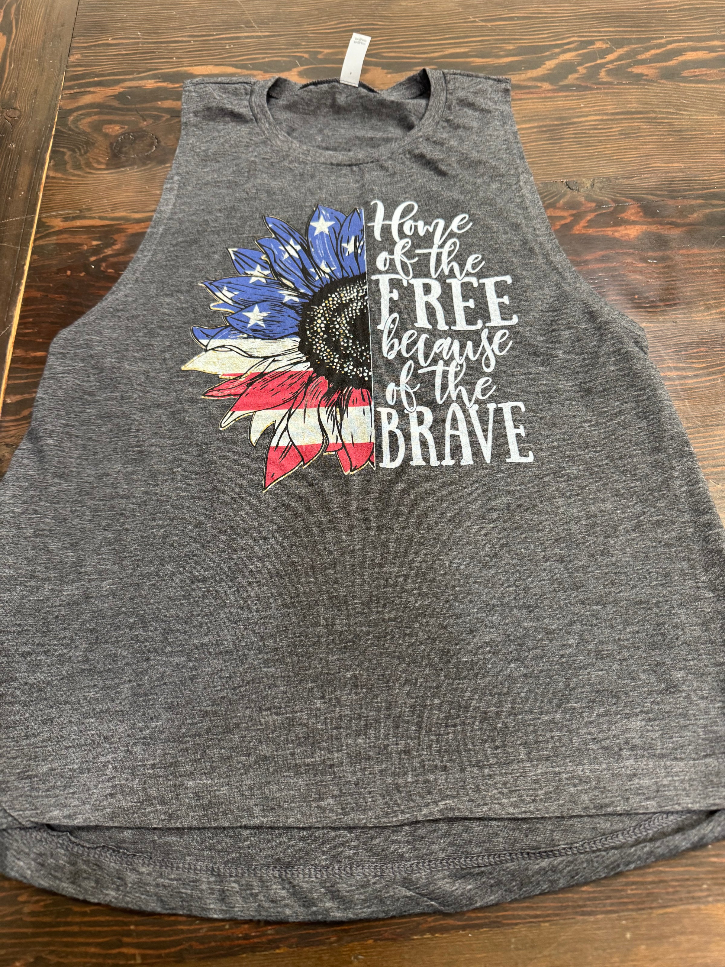 Home of the Free Crop Tank
