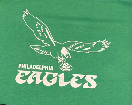 Vintage Philadelphia Eagles Tee  ( uni-sex ) - IN-STORE