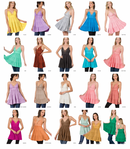 RESTOCK of Sexy Lace Cami Multi-Dress