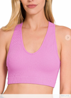 Removable Pad Cropped Racerback