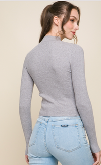 Mock Sweater Top ( 3 colors )