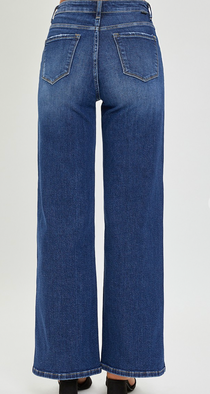 Slit Side Risen Jeans